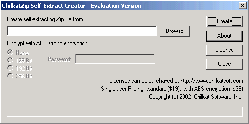 Chilkat Zip Self-Extractor - Create self-extracting ZIP files