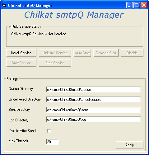 SMTPQ Manager